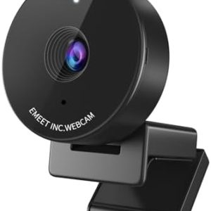 1080P Webcam - eMeet 2022 Model C950 Webcam with Microphone, Innovative Electronic Webcam Mode, Ultra Compact Web Cam with 70°Wide Angle for Meeting/Online Classes/Gaming, Zoom/Teams/YouTube