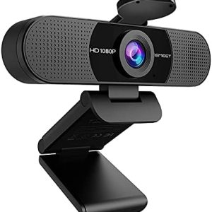 1080P Webcam with Microphone, C960 Web Camera, 2 Mics Streaming Webcam, 90°View Computer Camera, Plug and Play USB Webcam for Online Calling/Conferencing, Zoom/Skype/Facetime/YouTube, Laptop/Desktop